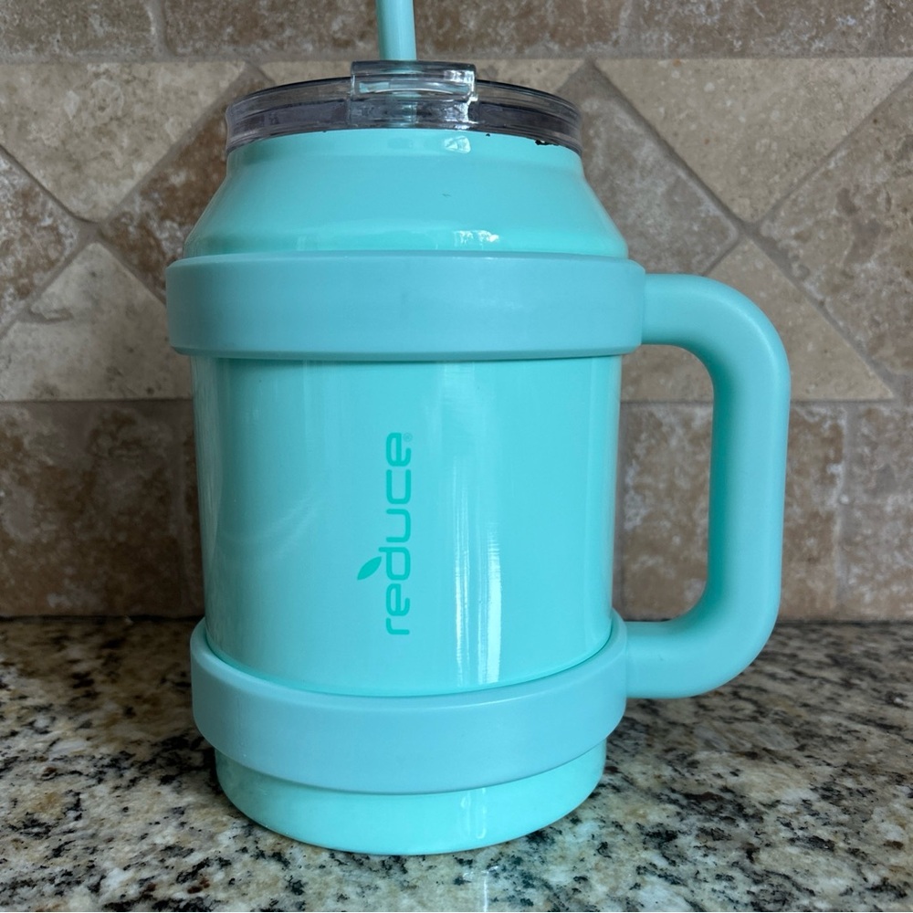 REDUCE 50 Oz Reusable Mug Tumbler with Handle - Insulated Stainless Steel